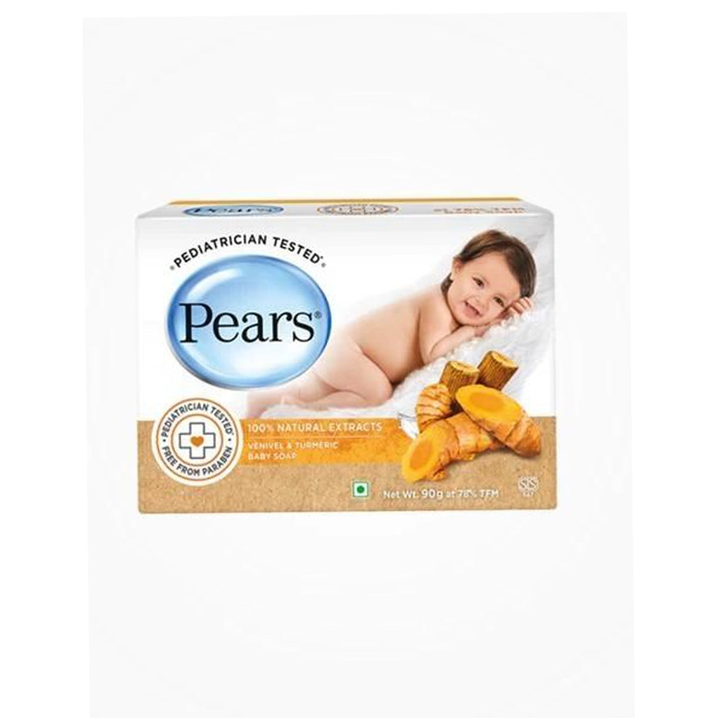 Sapone per bambini Pears Venivel e curcuma (90g)