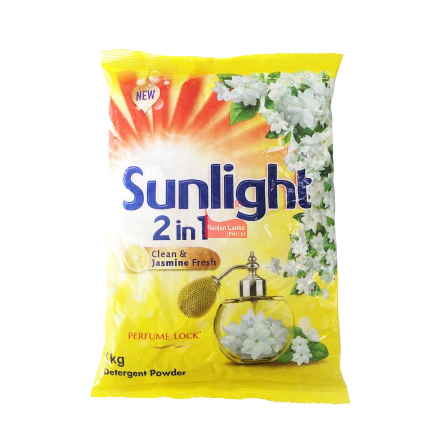 Detergente in polvere Sunlight Clean e Jasmine Fresh (1 kg)