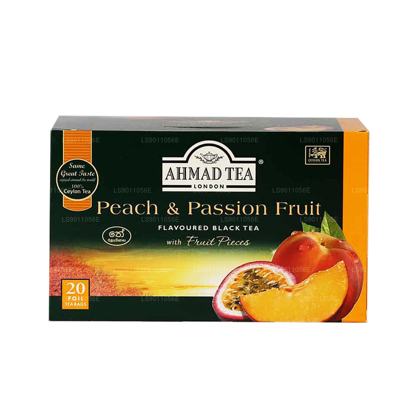 Tè Ahmad Peach & Passion (40 g) 20 bustine di tè in alluminio