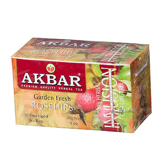 Akbar Garden Fresh Rosehips 20 bustine di tè (30g)