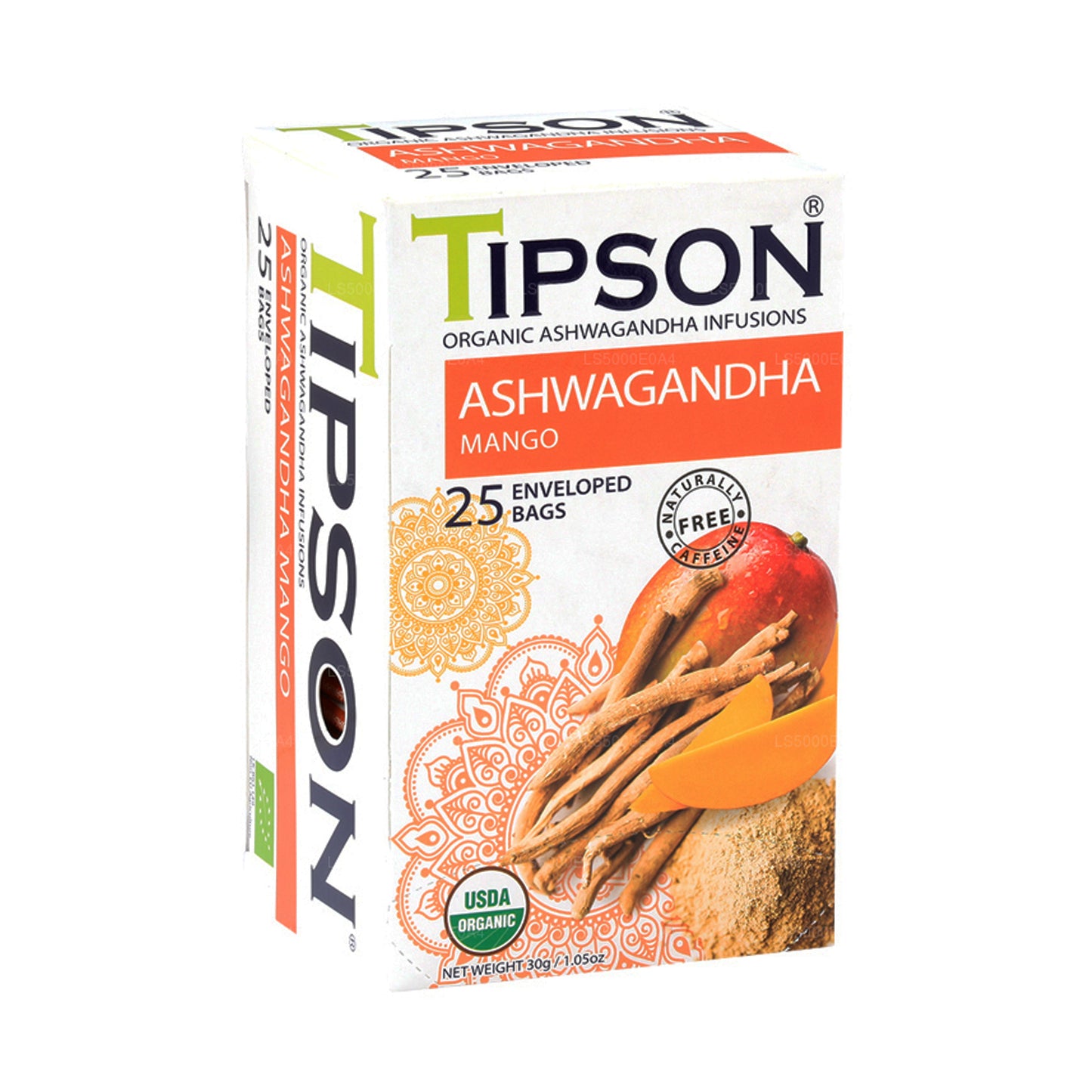 Tè biologico al mango Ashwagandha Tipson (30g)