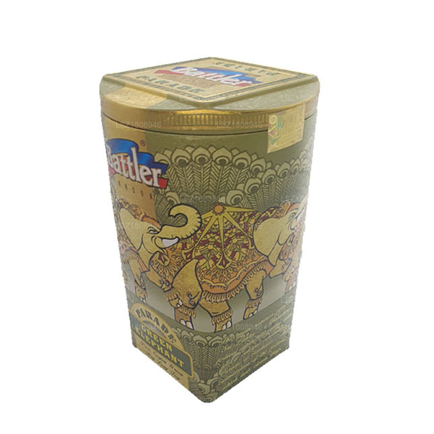 Contenitore in latta Battler Parade Green Elephant (100 g)