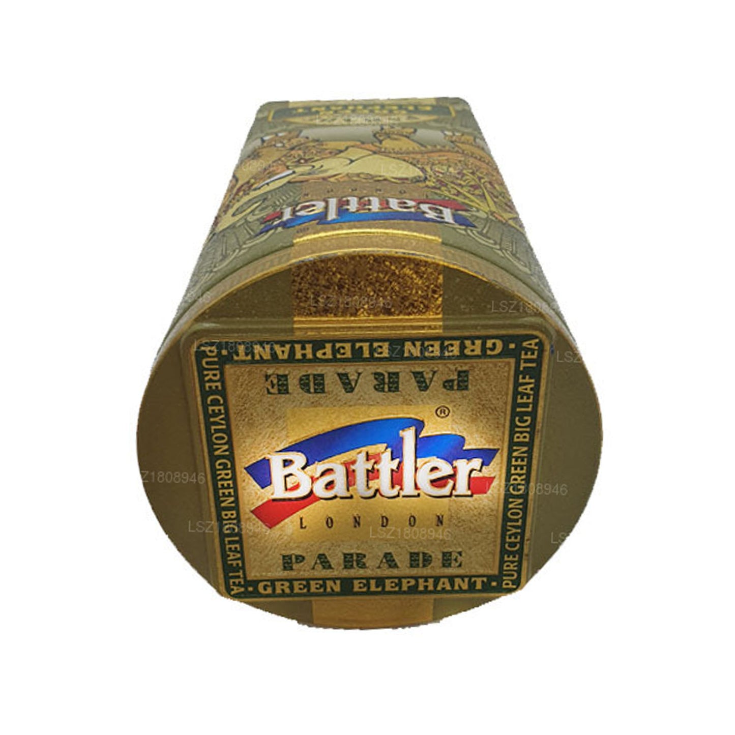 Contenitore in latta Battler Parade Green Elephant (100 g)