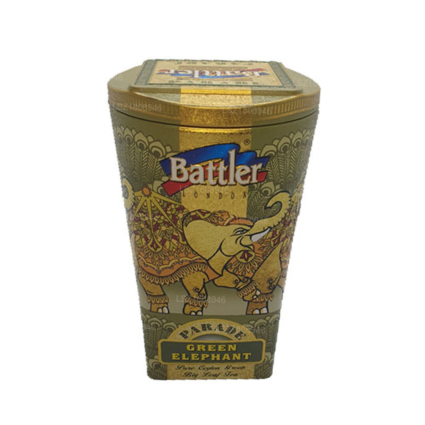 Contenitore in latta Battler Parade Green Elephant (100 g)