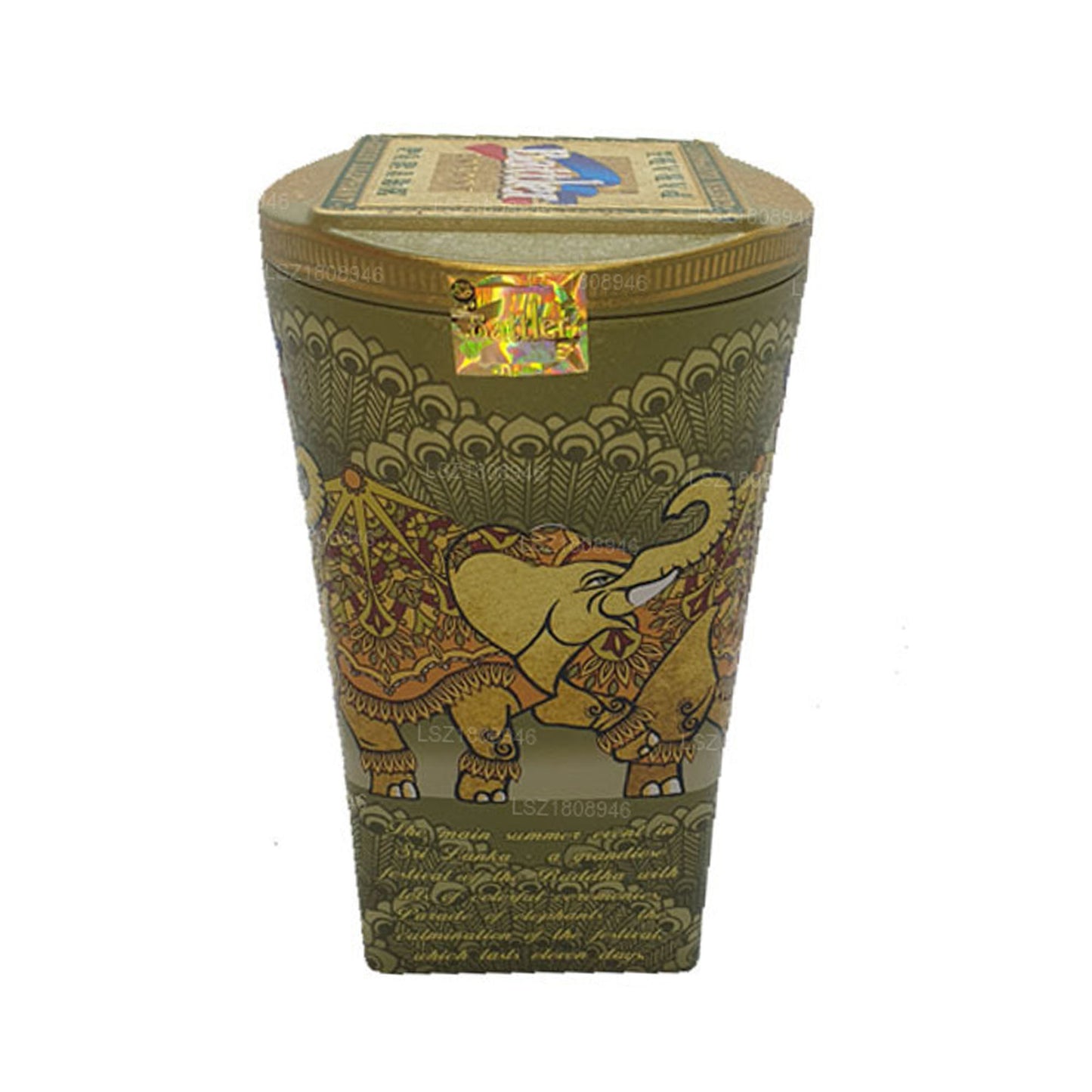 Contenitore in latta Battler Parade Green Elephant (100 g)