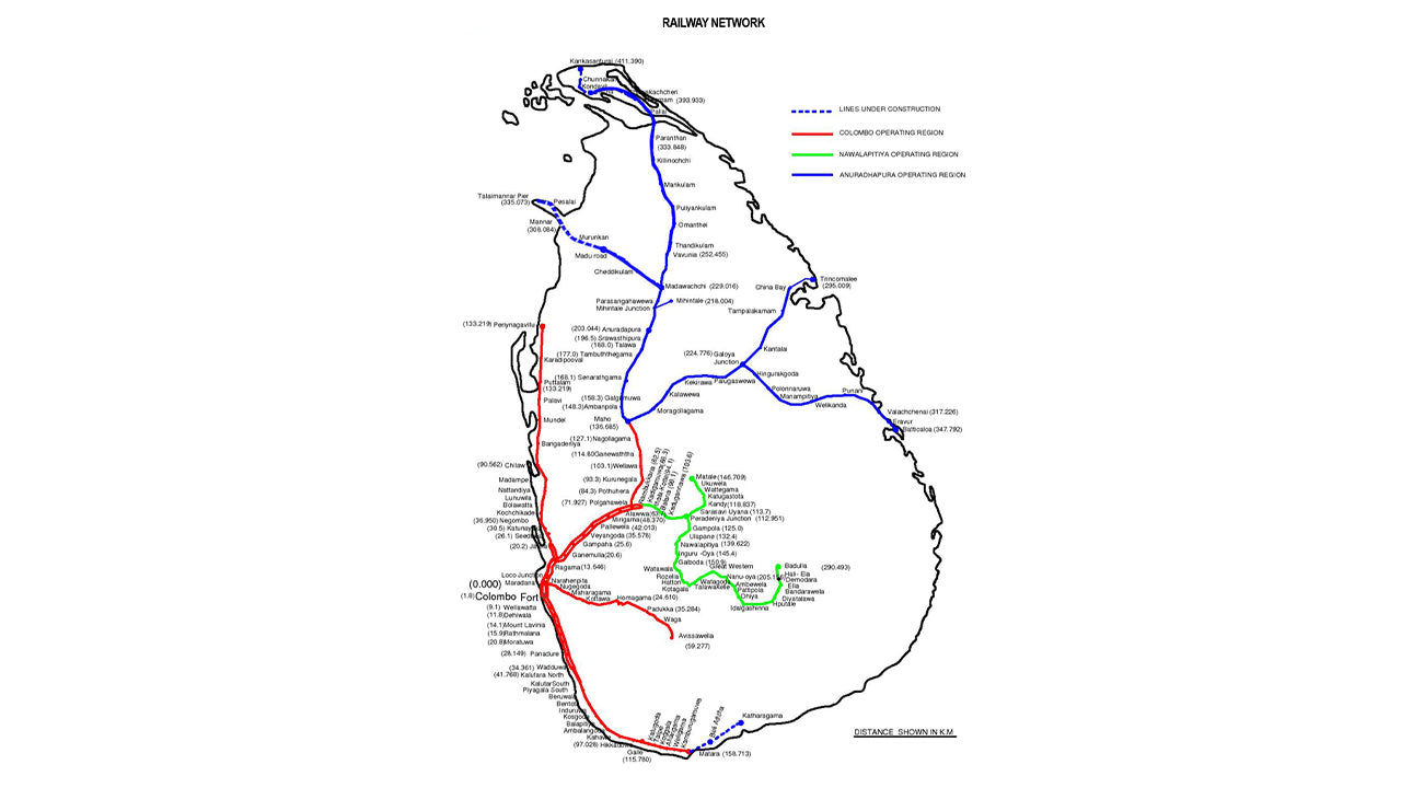 Viaggio in treno da Peradeniya a Ella (treno n. 1001 «Denuwara Menike»)