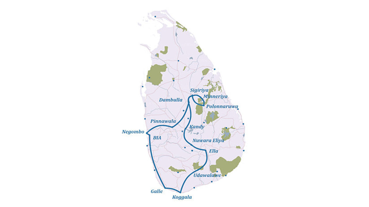 Trail Around Ceylon (13 giorni)