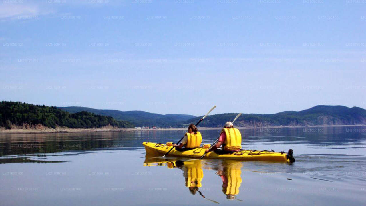 Kayaking at Buduruwagala Reservoir from Ella