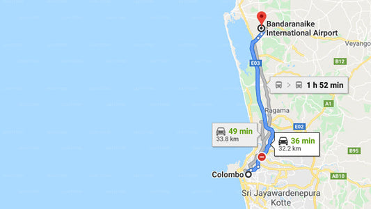 Colombo Airport (CMB) to Colombo City Private Transfer by Aurian Limousine