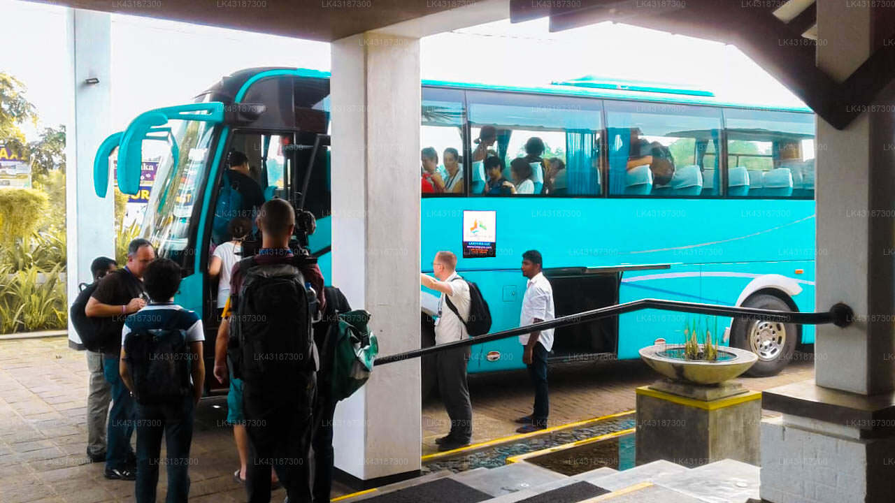 Transfer between Colombo Airport (CMB) and Silvertrends, Kirillawala