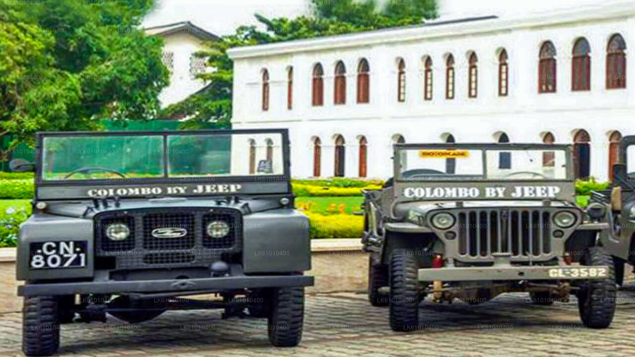 Colombo City Tour by Land Rover Series 1 Jeep