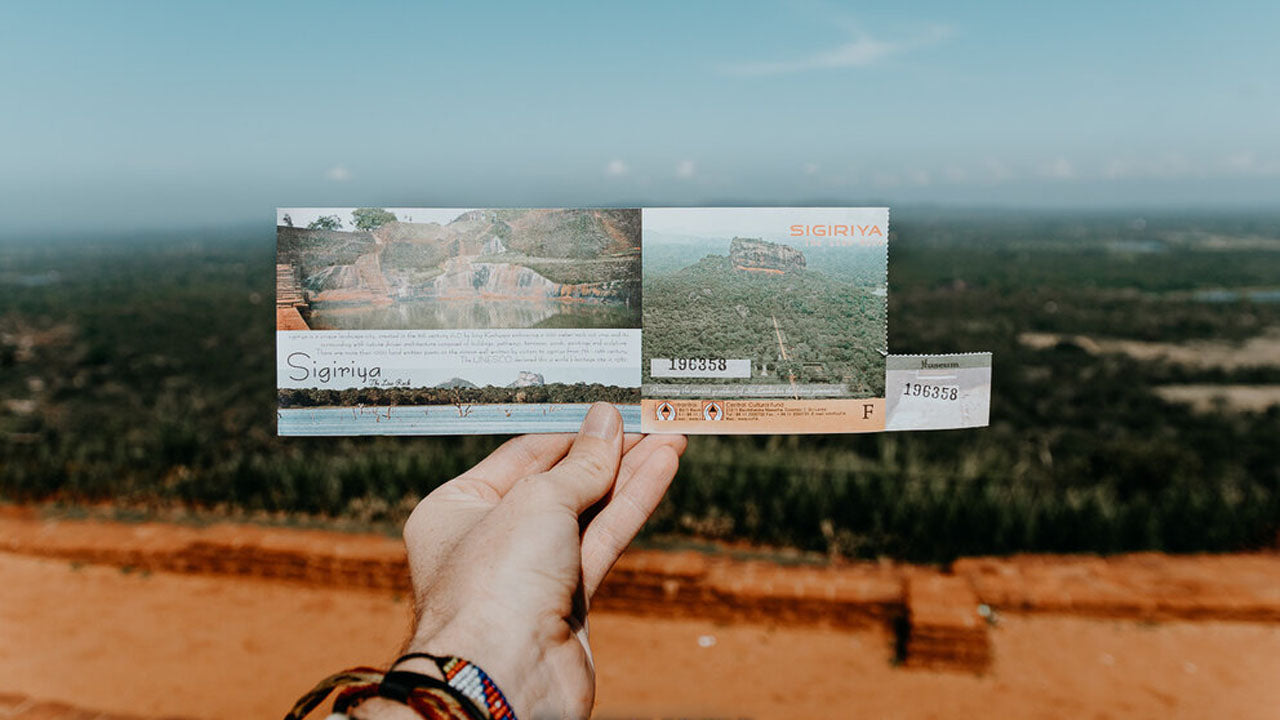 Biglietto d'ingresso per Sigiriya