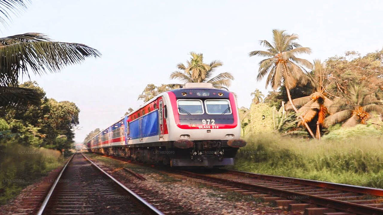 Proseguimento in treno da Ella a Peradeniya (treno n. 1002 «Denuwara Menike»)