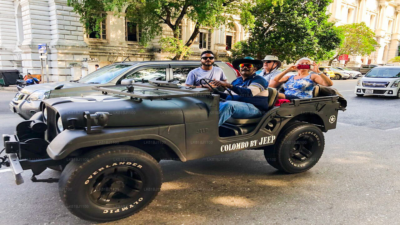 Colombo City Tour by Vietnam War Jeep from Colombo Seaport