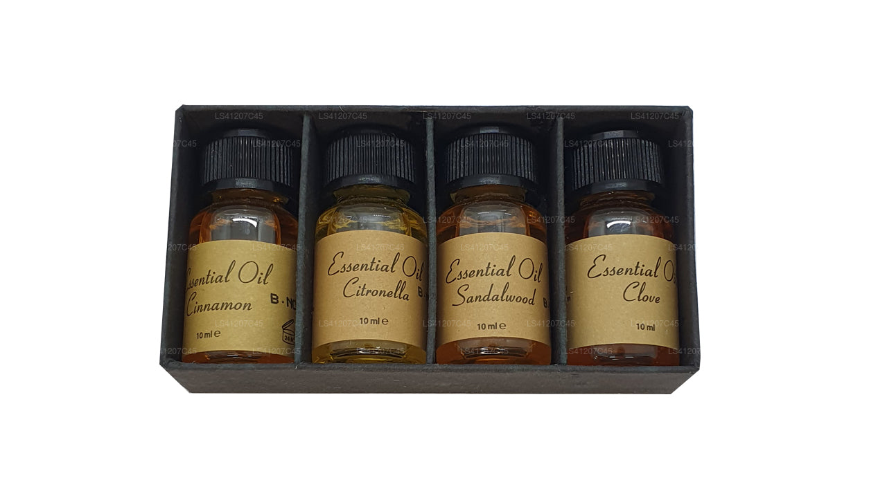 Confezione di oli essenziali Siddhalepa (4 x 10 ml)