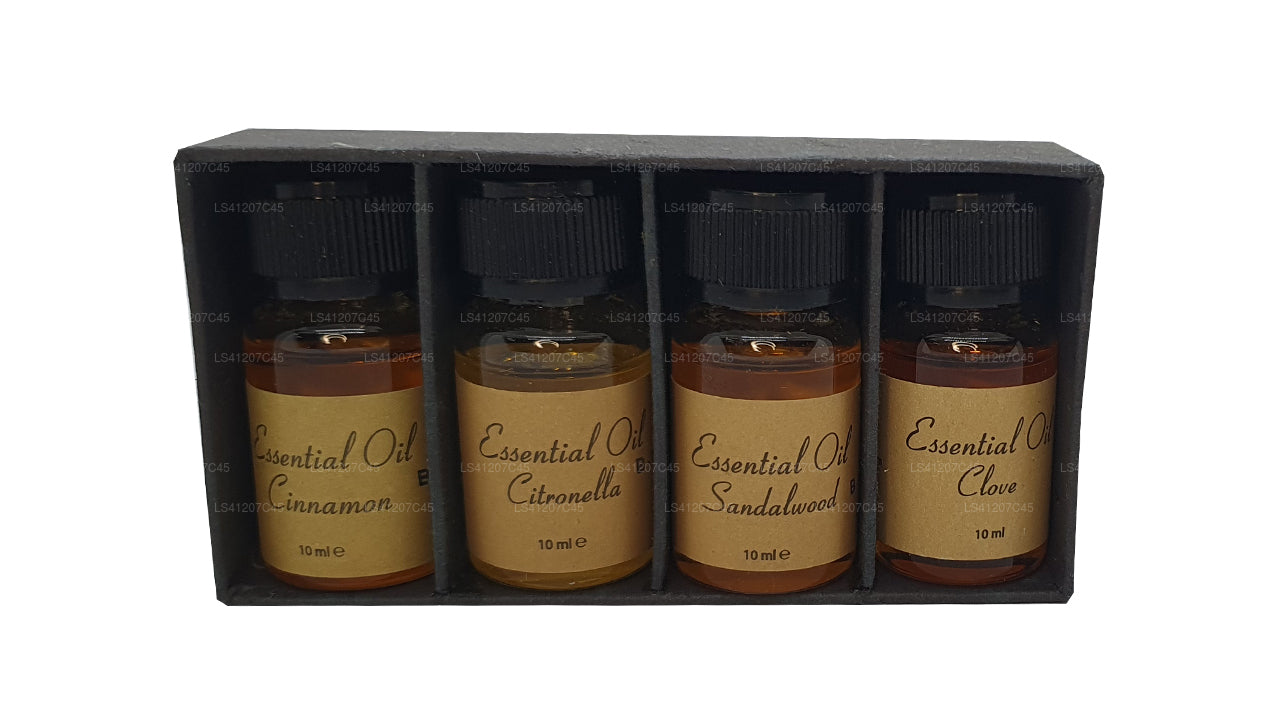 Confezione di oli essenziali Siddhalepa (4 x 10 ml)