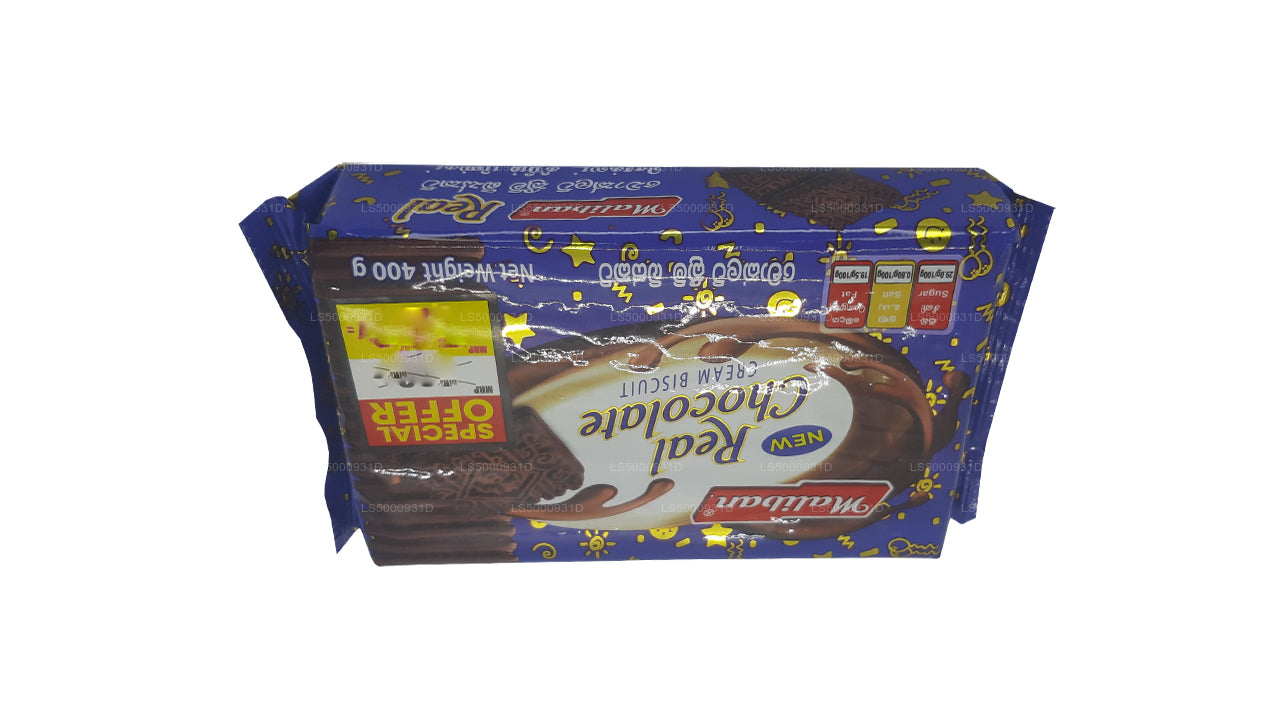 Biscotto con crema al cioccolato Maliban Real (400g)