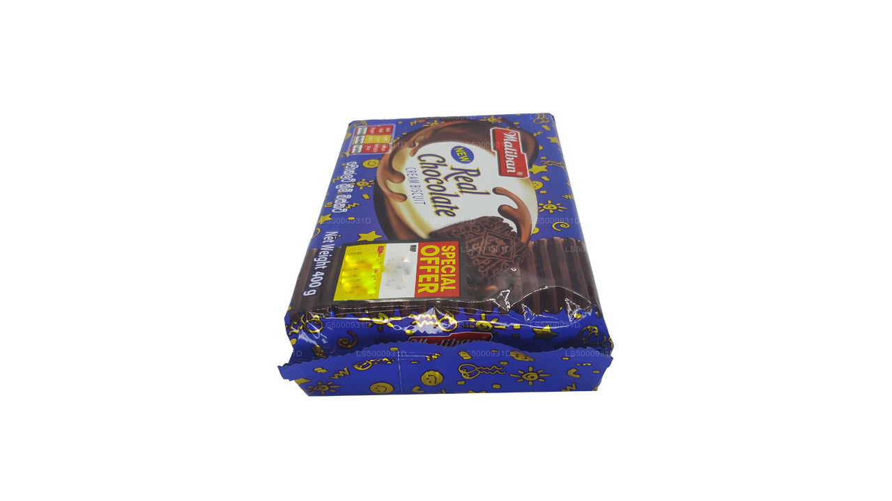 Biscotto con crema al cioccolato Maliban Real (400g)