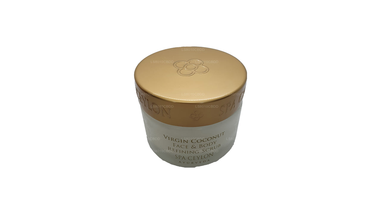 Scrub rifinente viso e corpo al cocco vergine di Ceylon Spa (100g)