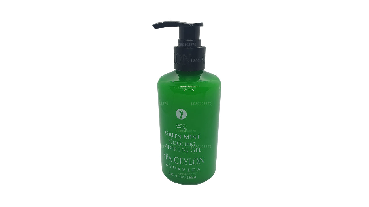 Gel rinfrescante per gambe Spa Ceylon alla menta verde e aloe (250 ml