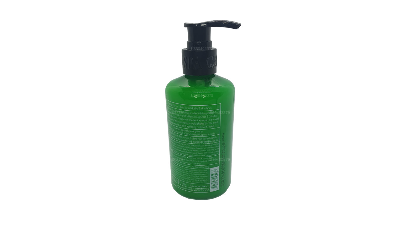 Gel rinfrescante per gambe Spa Ceylon alla menta verde e aloe (250 ml