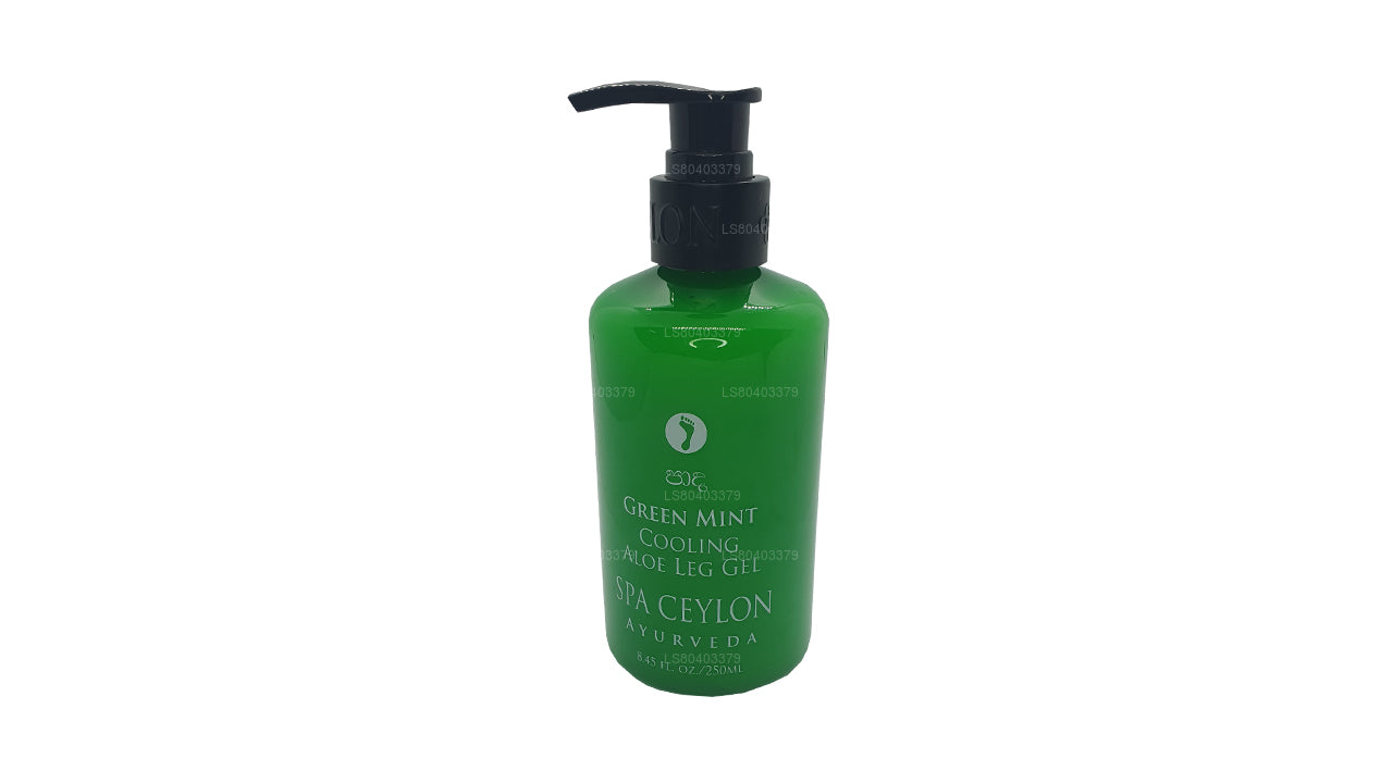 Gel rinfrescante per gambe Spa Ceylon alla menta verde e aloe (250 ml