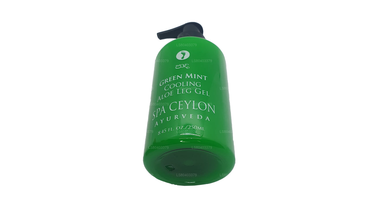 Gel rinfrescante per gambe Spa Ceylon alla menta verde e aloe (250 ml