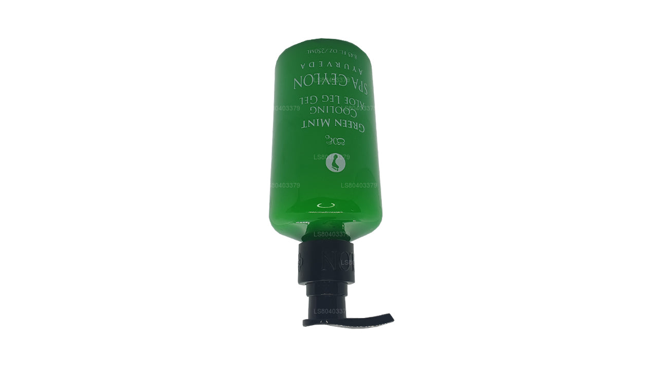 Gel rinfrescante per gambe Spa Ceylon alla menta verde e aloe (250 ml