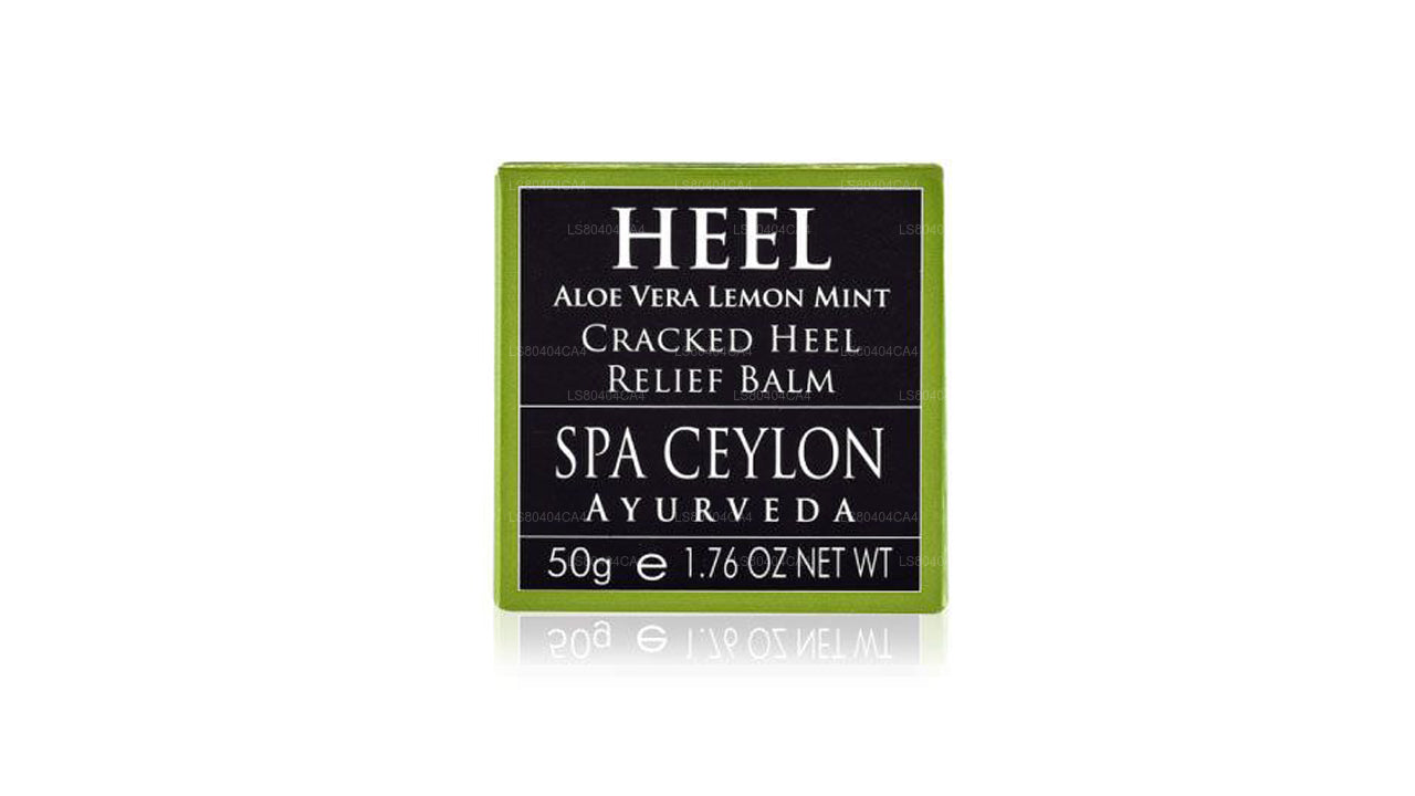 Spa Ceylon, balsamo per il trattamento del tallone screpolato all'aloe vera, limone e menta (50 g)