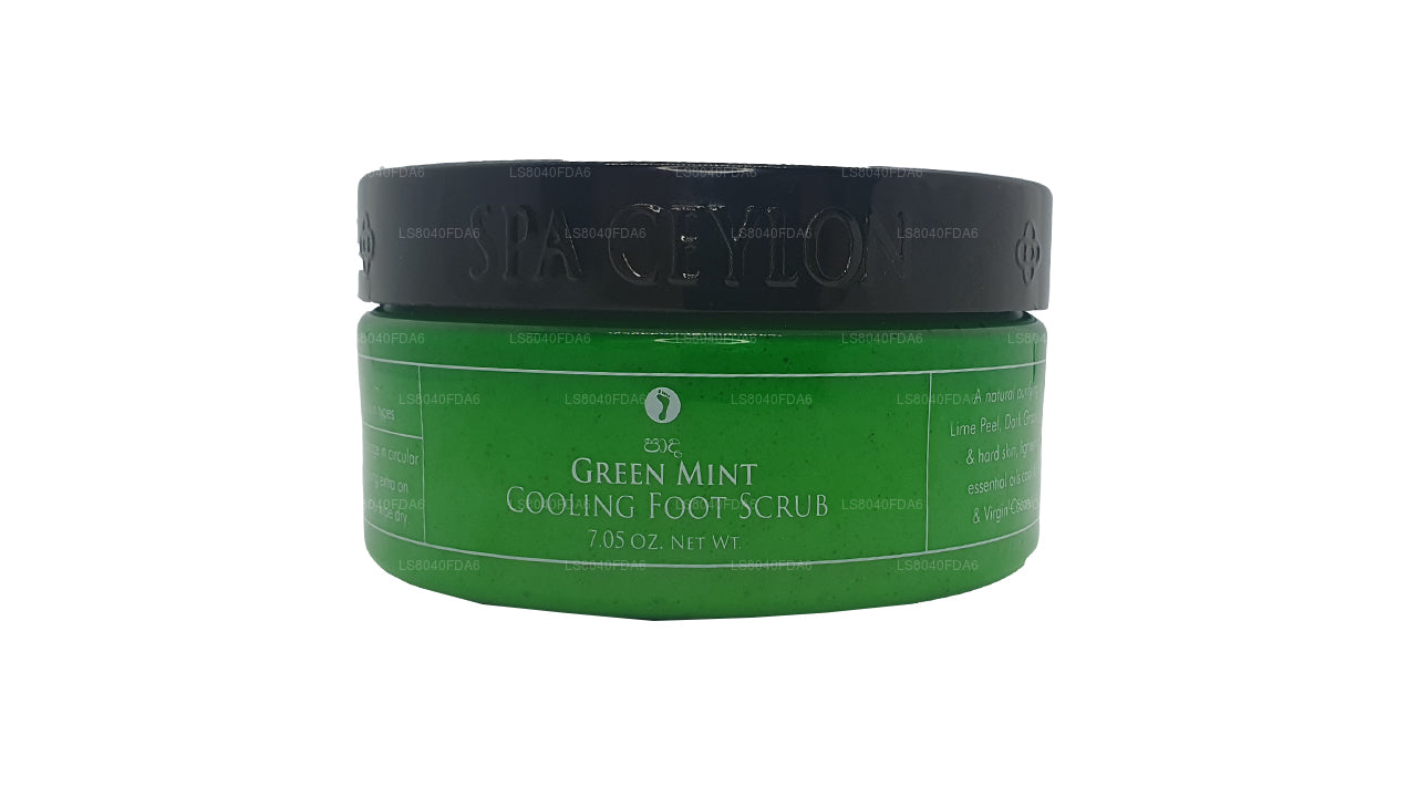 Scrub rinfrescante per piedi Spa Ceylon alla menta verde (200 g)