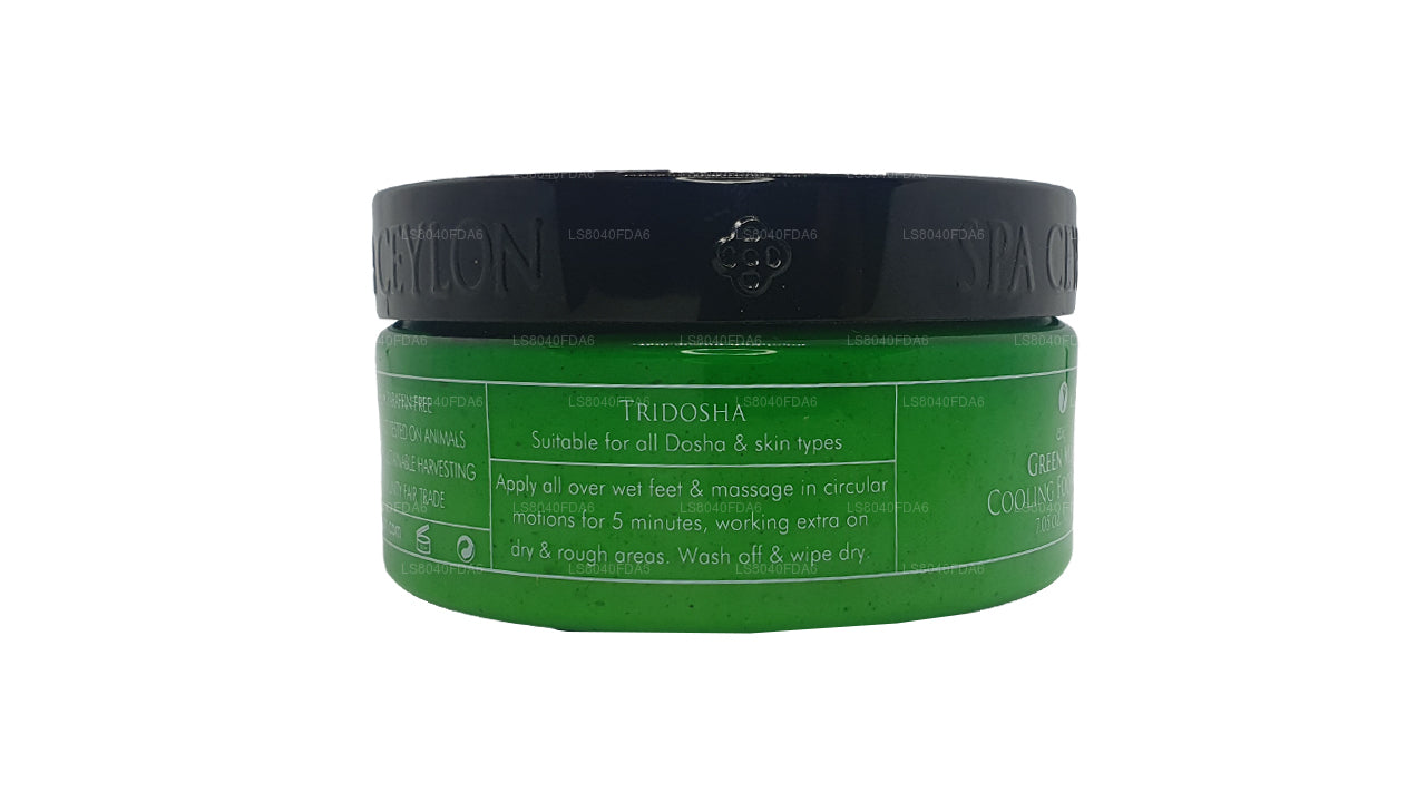 Scrub rinfrescante per piedi Spa Ceylon alla menta verde (200 g)