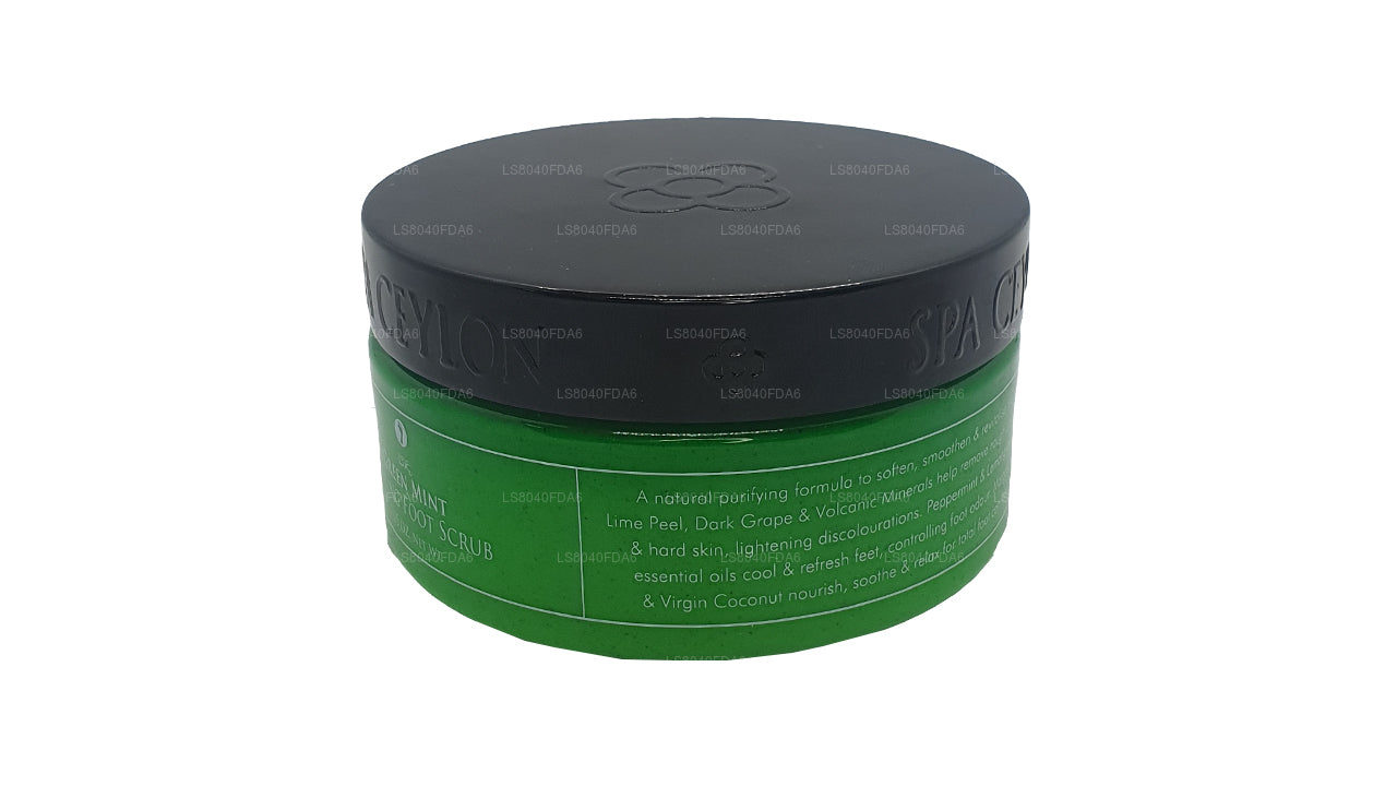 Scrub rinfrescante per piedi Spa Ceylon alla menta verde (200 g)