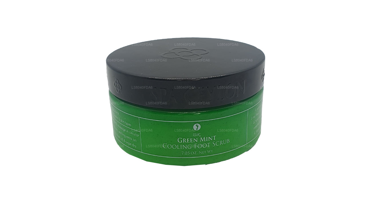 Scrub rinfrescante per piedi Spa Ceylon alla menta verde (200 g)