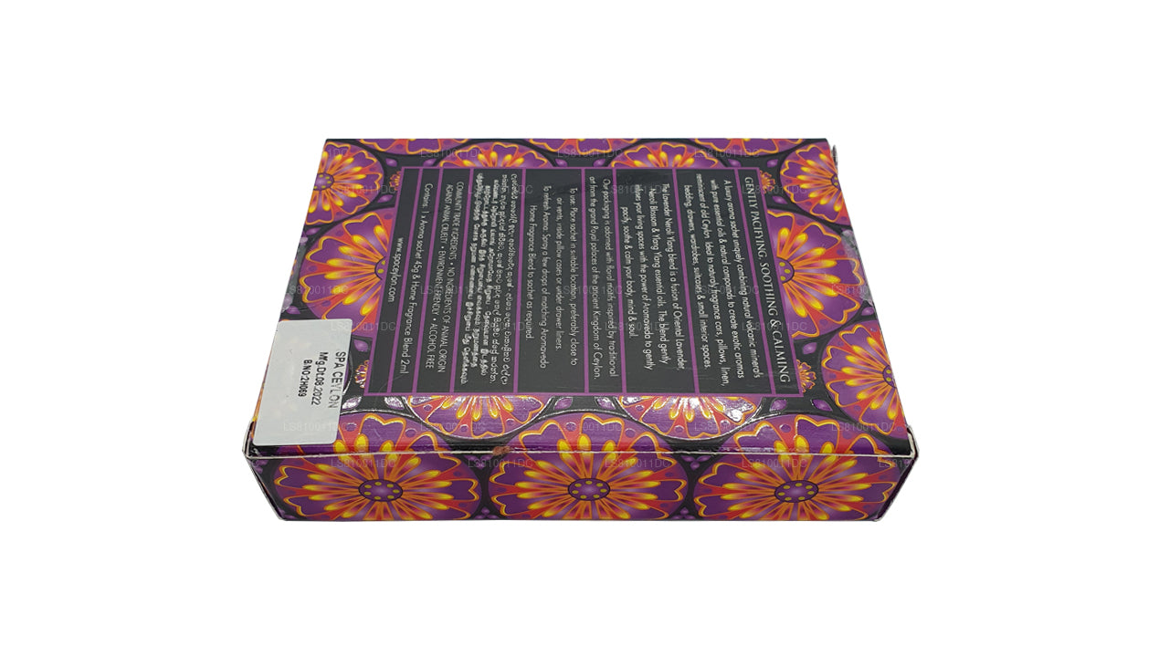 Spa Ceylon, bustine Aromaveda, lavanda e neroli ylang (45 g)