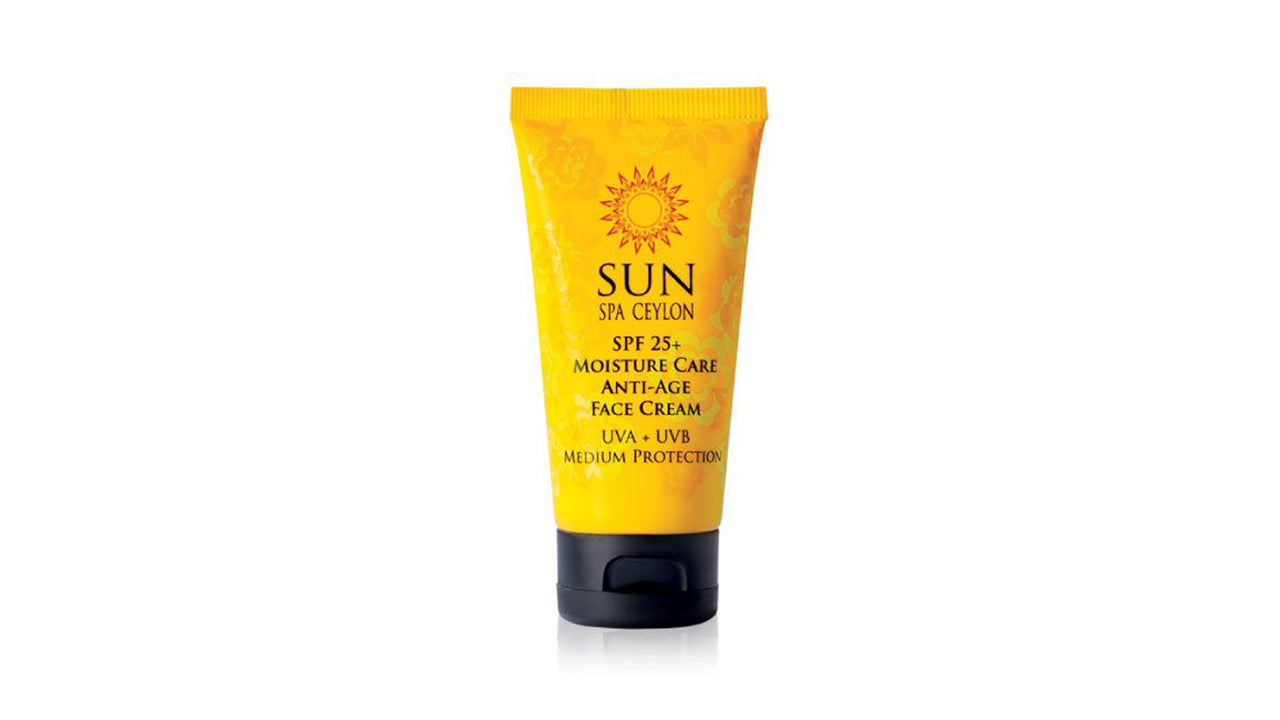 Spa Ceylon Sun Moisture Care, crema viso anti età, 50 ml (SPF 25+)