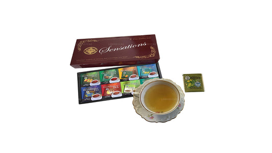 Mlesna Sensations, bustine di tè in lamina di lusso assortite, 8 gusti assortiti (160 g)