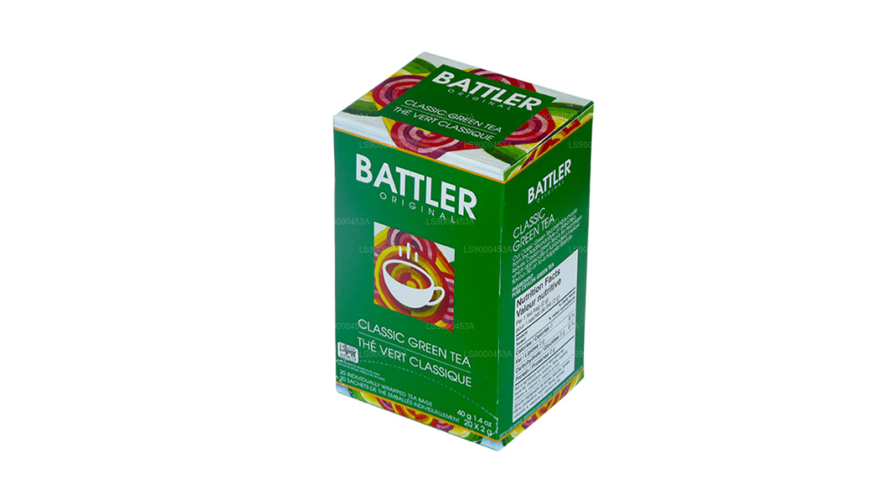 Tè verde classico Battler Original (40 g) 20 bustine di tè