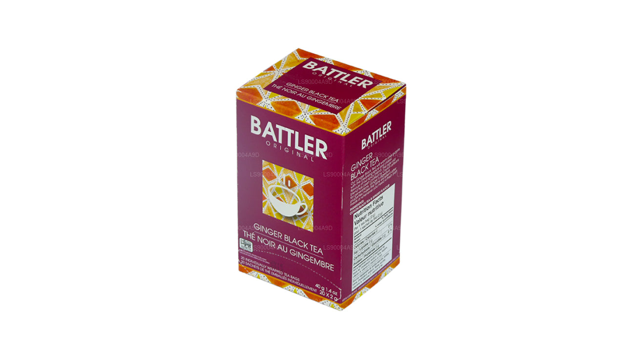 Tè nero allo zenzero Battler Original (40 g) 20 bustine di tè