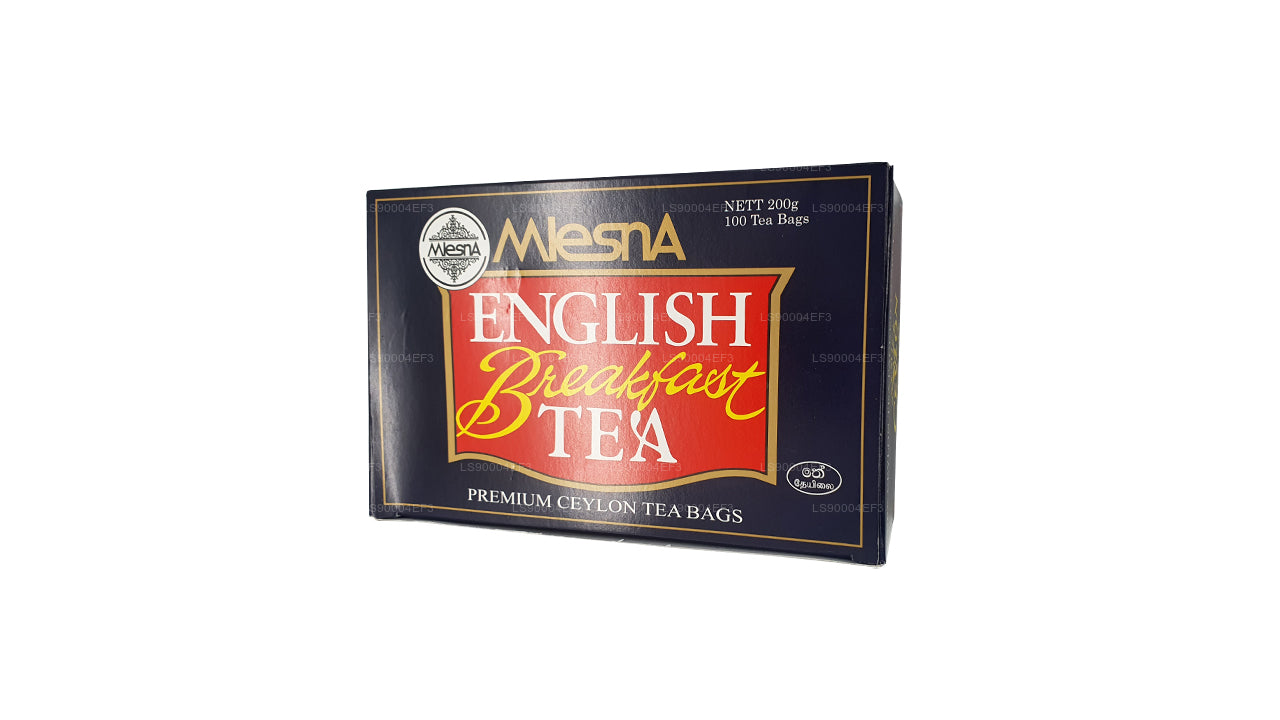 Mlesna English Breakfast Tea (200 g) 100 bustine di tè