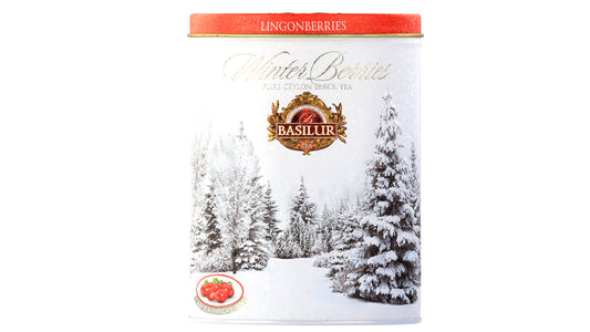 Basilur Winter Berries «Mirtilli rossi» (100 g) in latta