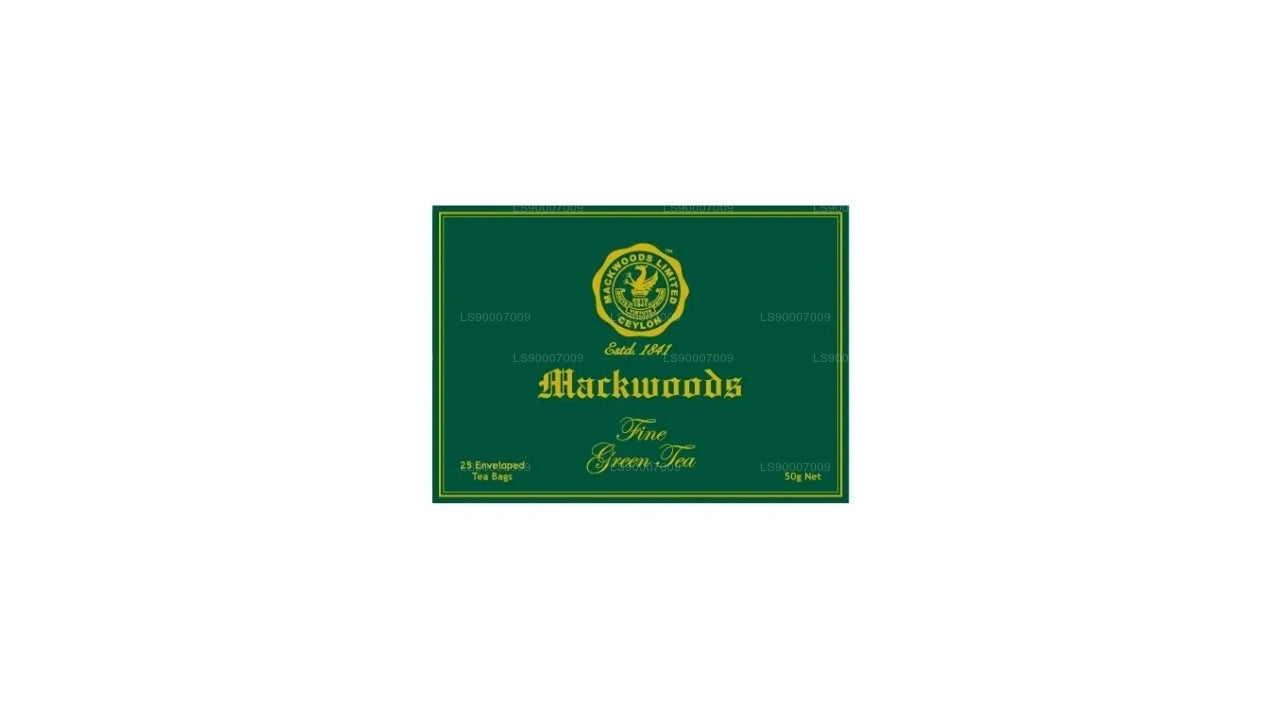 Tè verde fine Mackwoods (50 g) 25 bustine di tè