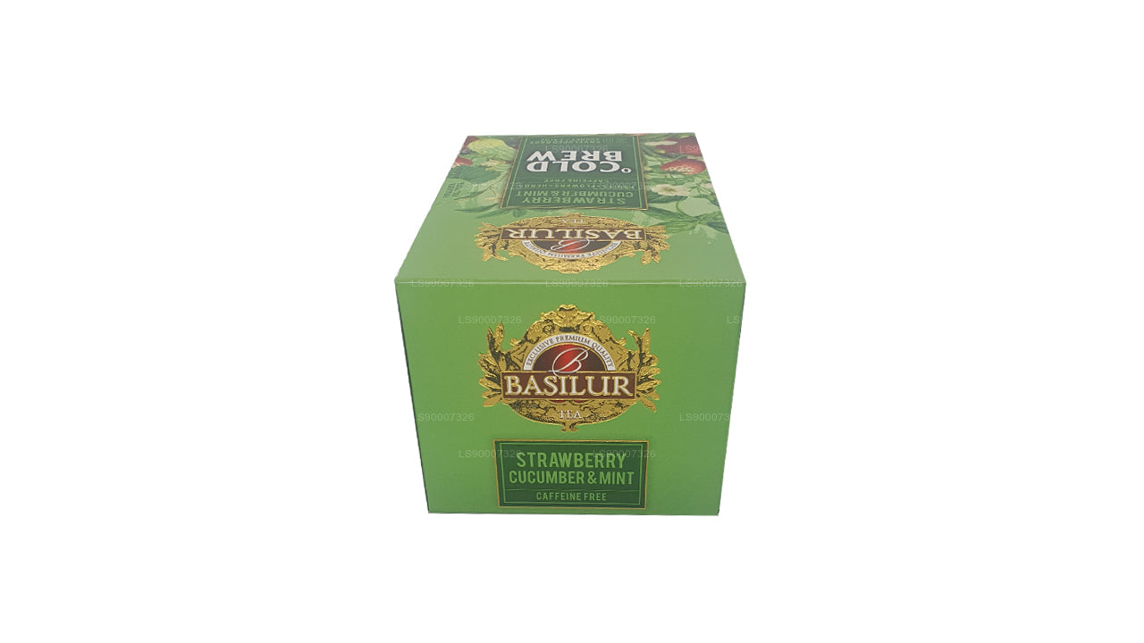 Basilur Cold Brew «Fragola, cetriolo e menta» (40 g), confezione da 40 g