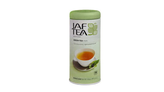 Jaf Tea Pure Green Collection - Contenitore alla menta, 100 g