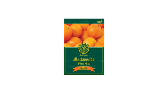 Mackwoods Delicious Orange Flavoured, Single Estate, Black Tea In 25 Enveloped, Tea Bags (50g)