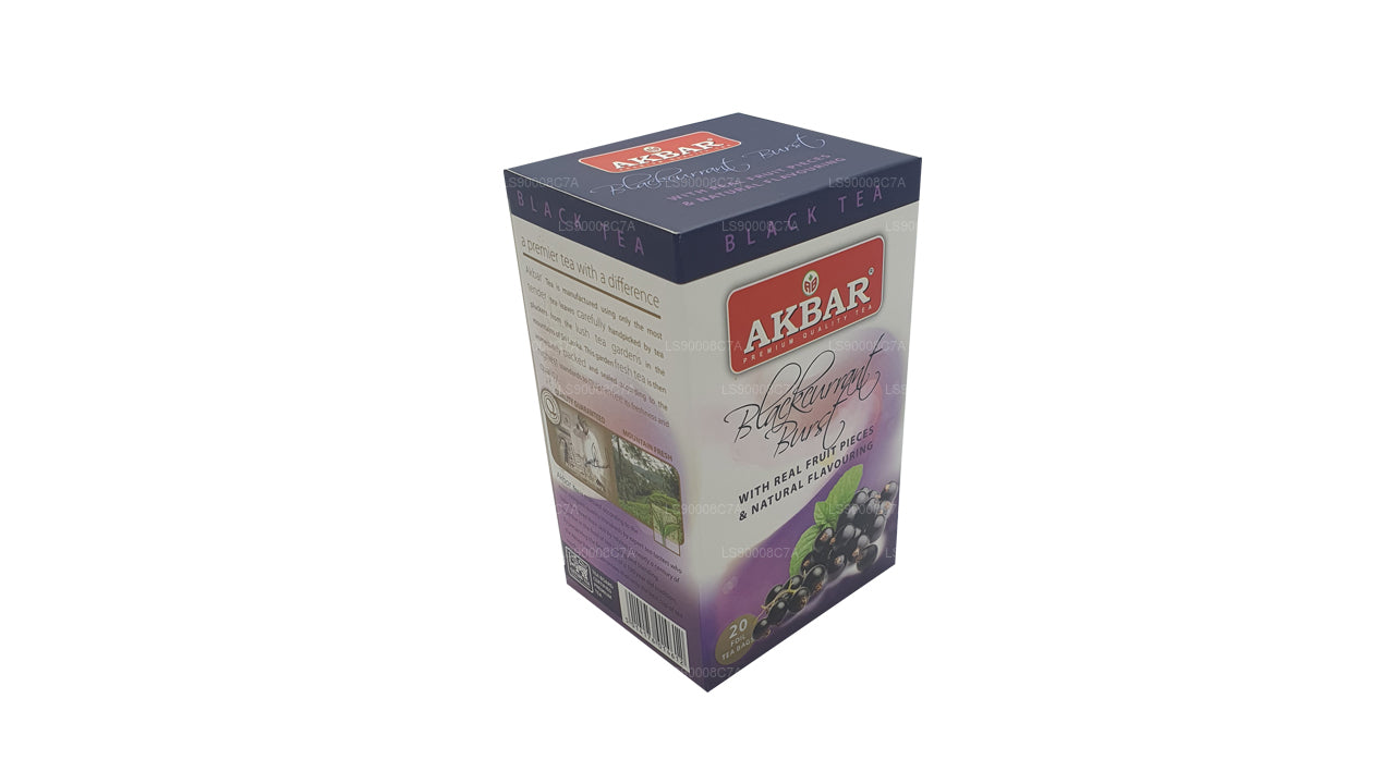 Akbar Blackcurrant Burst (40g) 20 bustine di tè in alluminio