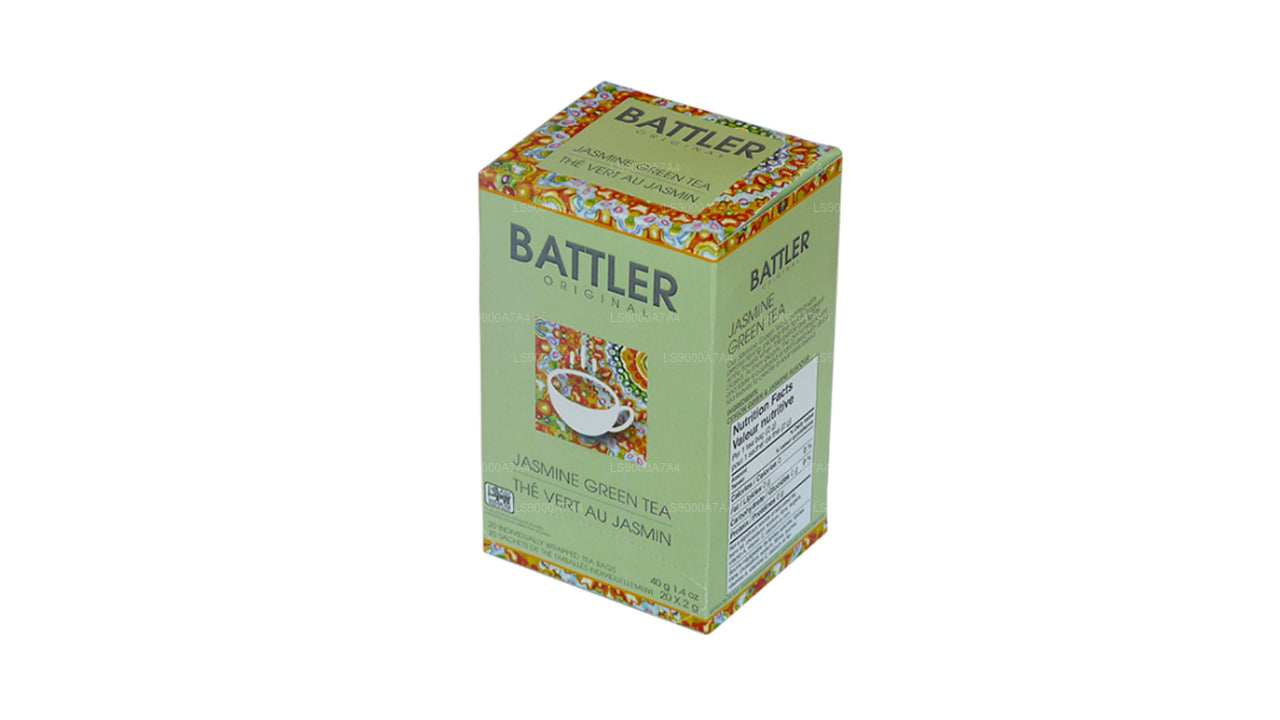 Tè verde Battler Original Jasmine (40 g) 20 bustine di tè