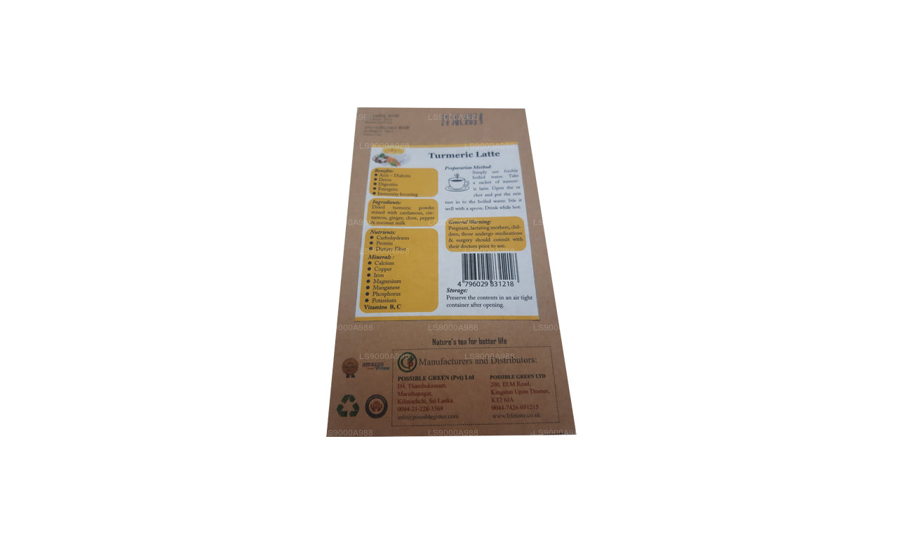 Lifetone Turmeric Latte 20 Tea Bags (40g)