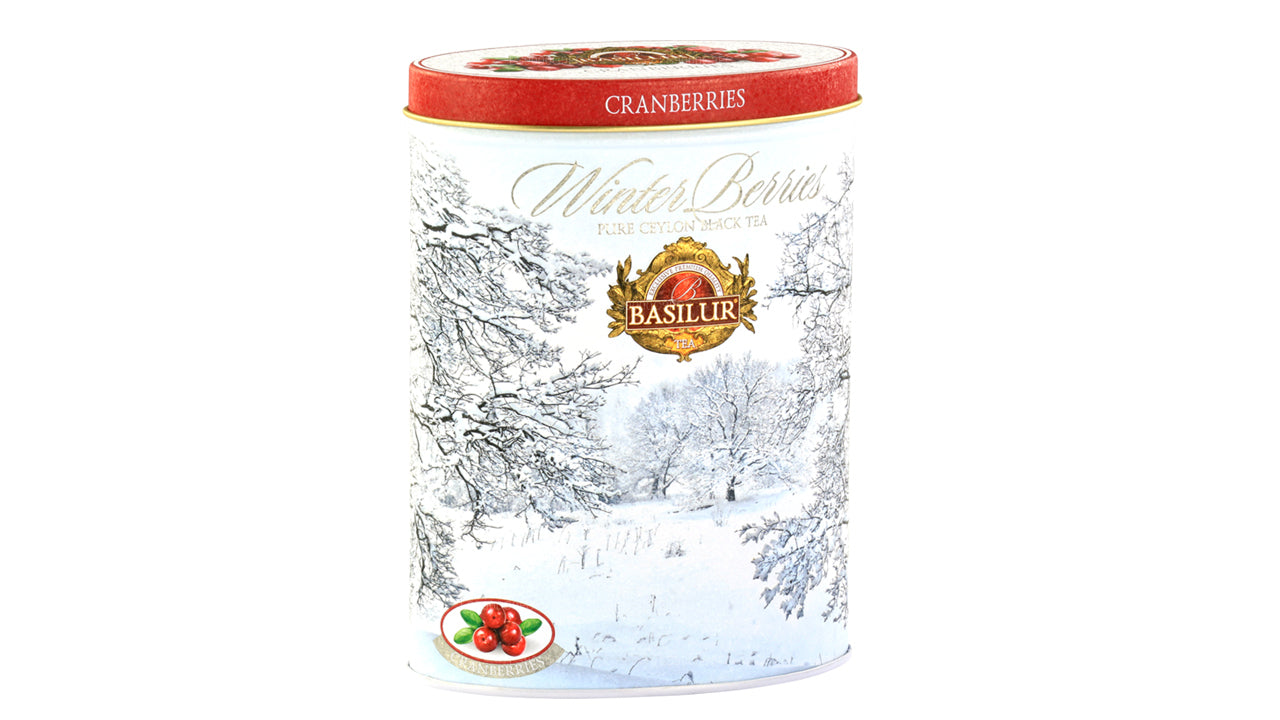 Basilur Winter Berries «Mirtilli rossi» (100 g) in latta