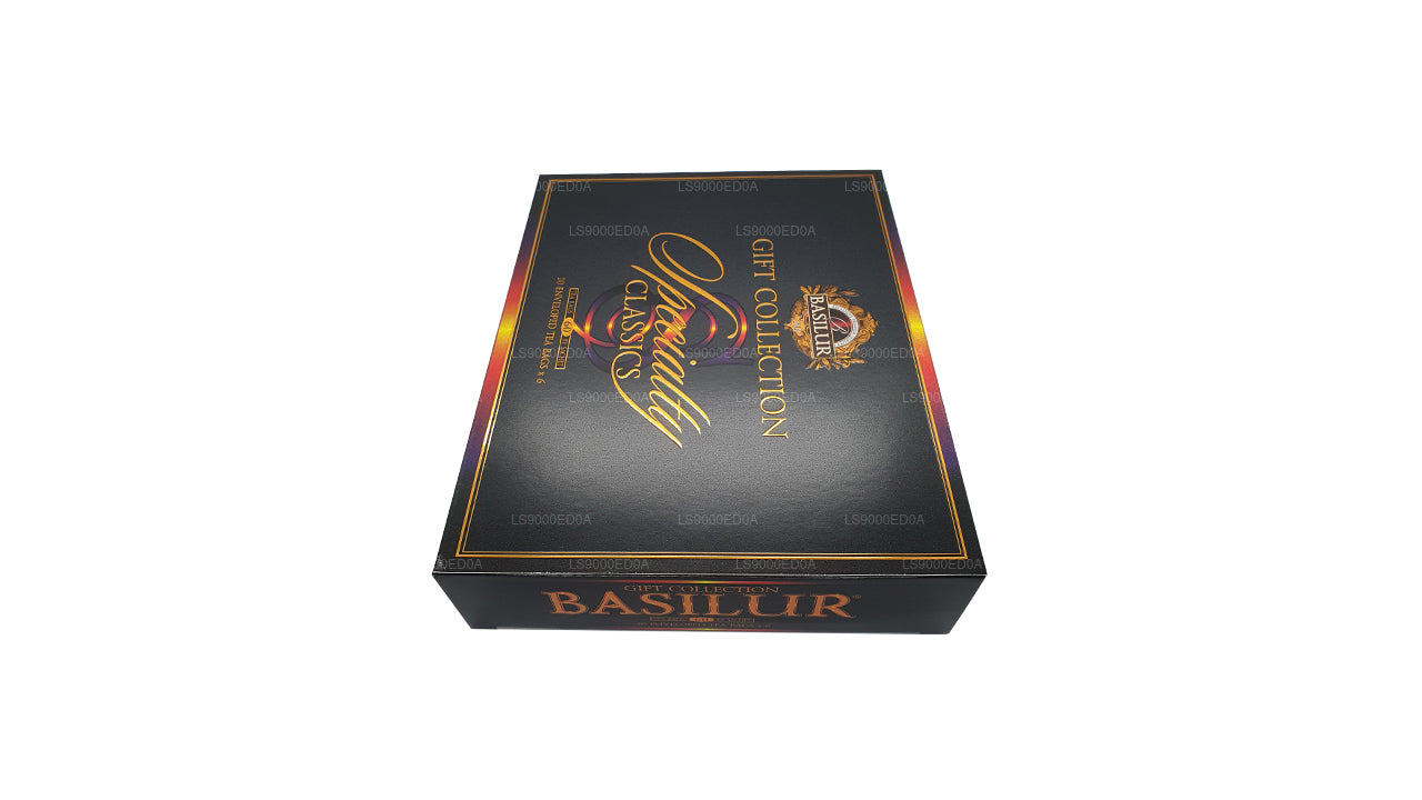 Basilur, confezione regalo assortita Specialty Classics (115 g), 60 bustine di tè con buste