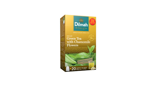 Tè verde con fiori di camomilla (40 g) 20 bustine di tè